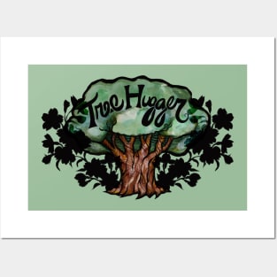 Tree Hugger Tree Geek Posters and Art